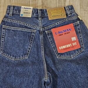 Lawman Vintage Womens Jeans Comfort Fit Straight Leg Size 7 Sizw 24 NWT